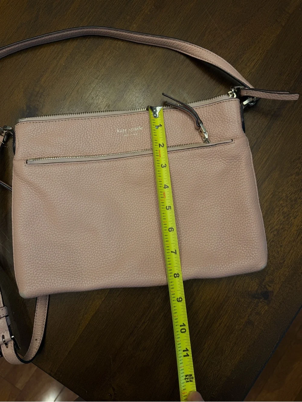 kate spade Blush Pink Pebbled Leather Crossbody